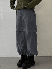 Vintage Long Cargo Skirt