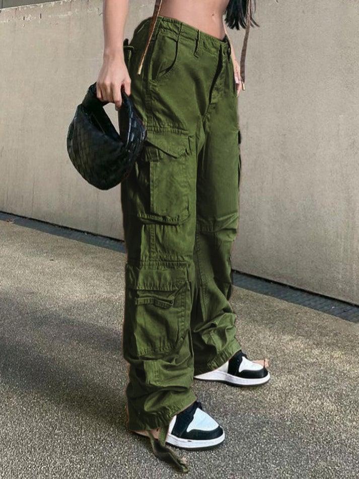 Vintage Multi Pocket Patched Cargo Jeans