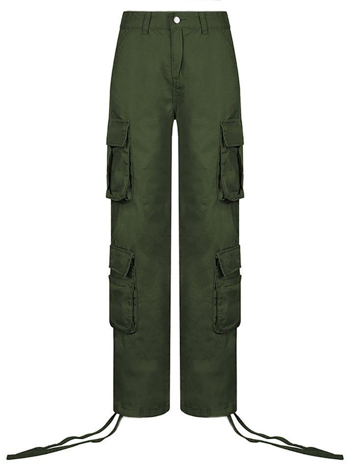 Vintage Multi Pocket Patched Cargo Jeans