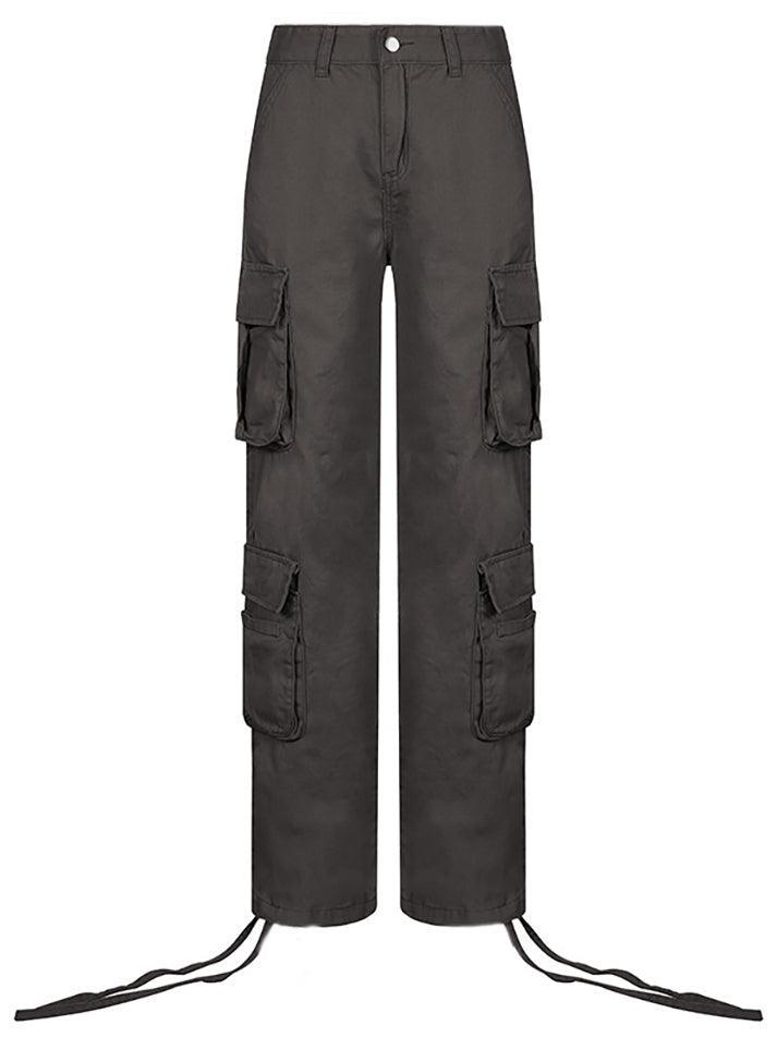 Vintage Multi Pocket Patched Cargo Jeans