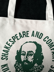 Shopper-Tasche aus Canvas mit Vintage-Print