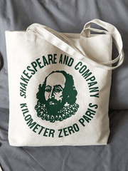 Shopper-Tasche aus Canvas mit Vintage-Print